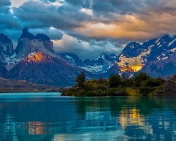 Photo:  Blue Lake, Patagonia, Argentina